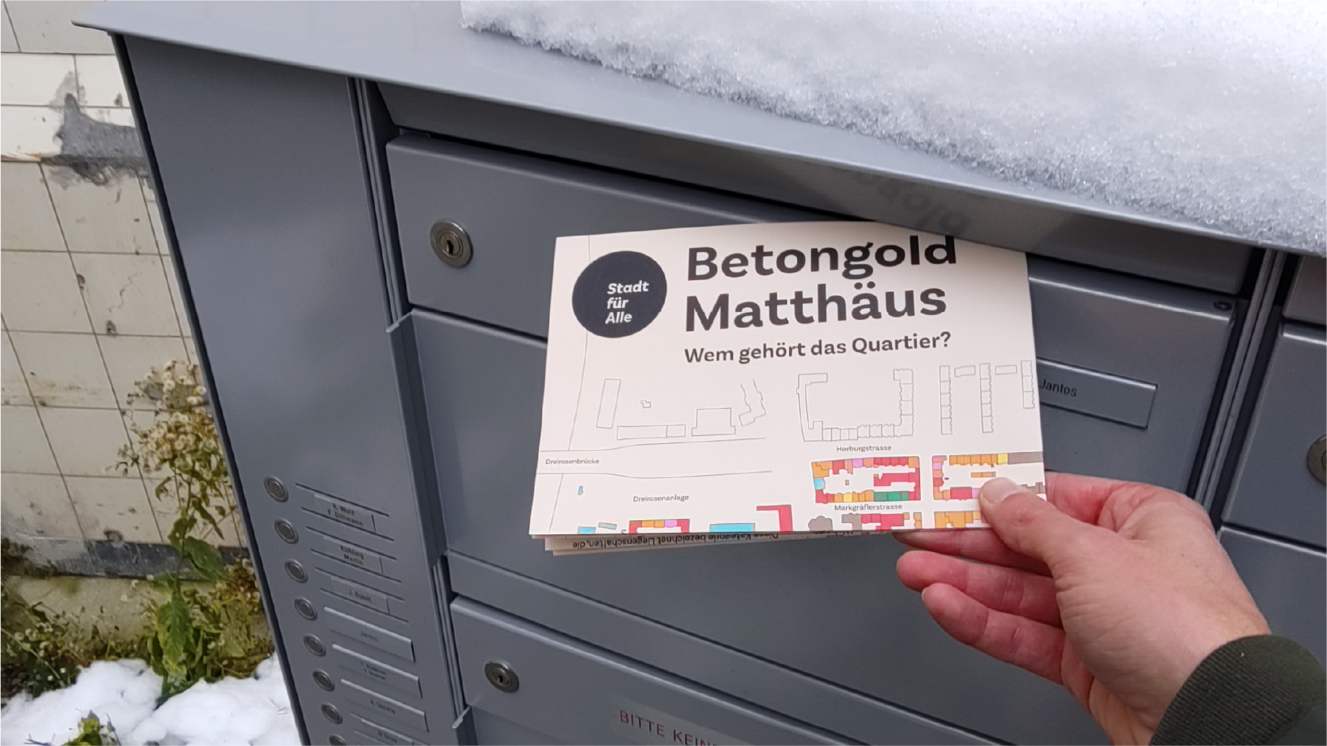 Betongold Matthäus Verteilung im Quartier